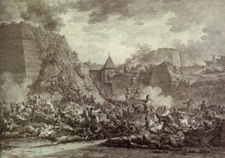 Bestorming van Otsjakiv, een treffen uit dezelfde Russisch-Turkse Oorlog (1787-1792) waarbij wél een tegenstander betrokken was