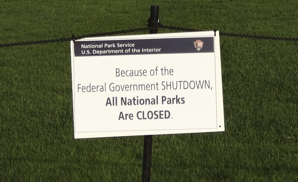 Government shutdown in 2013 (CC BY-SA 3.0 - wiki - Emw)