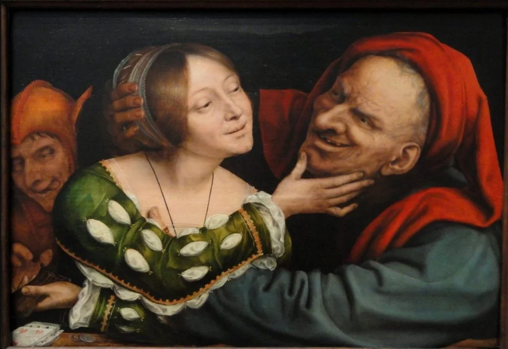 Ongelijke liefde, ca. 1525, National Gallery of Art - Quinten Massijs (Publiek Domein - wiki)