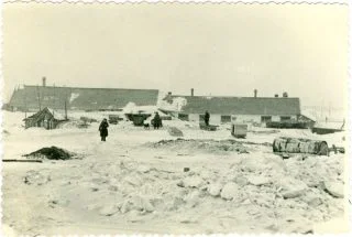 Het Goelagkamp Vorkuta in de winter. Bron: cc/Kauno IX forto muziejus - Europeana