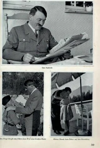 Met het album Adolf Hitler, aus dem Leben des Führers kon de jeugd met fraaie foto’s kennisnemen van Duitslands nieuwe leider.
