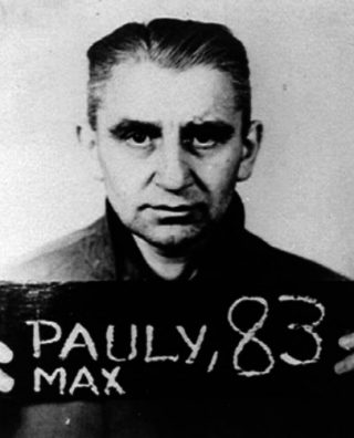 Foto van Max Pauly na diens gevangenname, 1945 (Publiek Domein - wiki)