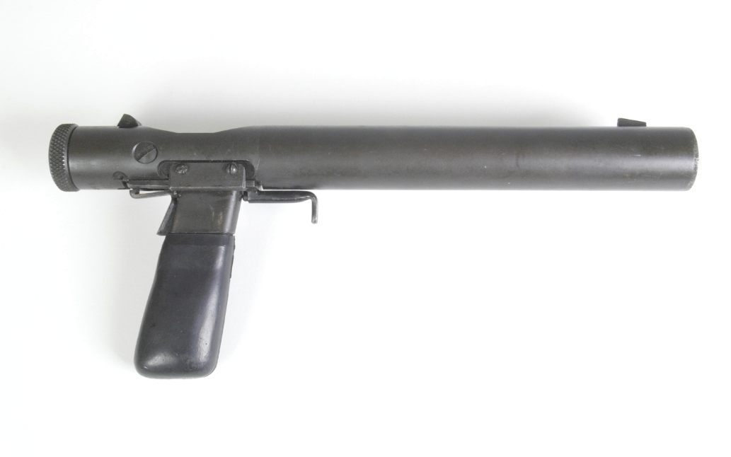 Een van de wapens van Marinus van der Stoep - Collectie Museum Rotterdam '40-'45 NU