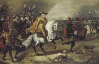 Maurits tijdens de Slag bij Nieuwpoort, 1600 - Henri Ambrosius Pacx (Publiek Domein - wiki)