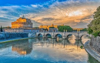Zicht op de Engelenburcht in Rome (cc0 - Pxabay - Mike_68)