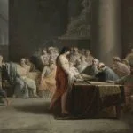 De selectie van kinderen in Sparta - Schilderij van Jean-Pierre Saint-Ours, 1785
