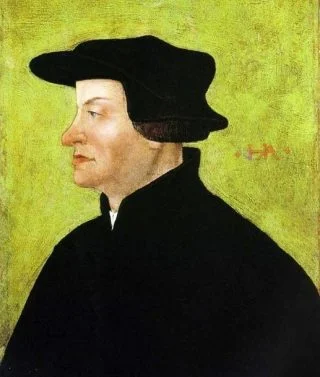 Huldrych Zwingli geportretteerd door Hans Asper (Publiek Domein - wiki)
