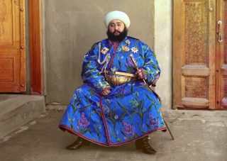 Alim Khan (1880-1944), emir van Buchara - Sergej Prokoedin-Gorski (Publiek Domein - wiki)