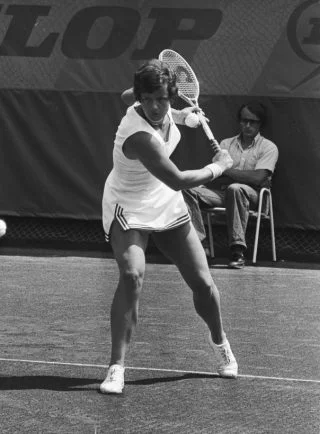 Betty Stöve op 4 juli 1976 in Scheveningen (CC0 - Anefo - Hans Peters - wiki)