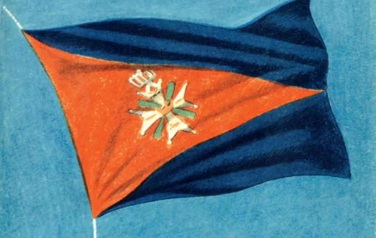 Vlag van de Legerluchtmacht Nederland (Beeld: Kroniek van de Koninklijke Luchtmacht)