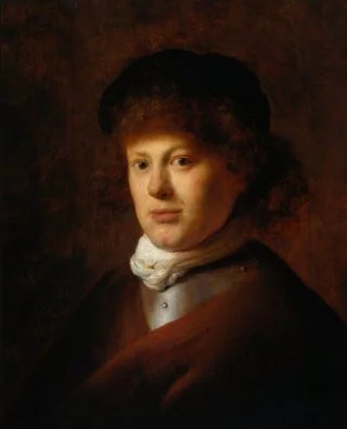 Portret van de jonge Rembrandt (1629), gemaakt door Jan Lievens (Publiek Domein - wiki)