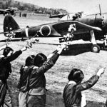 Kamikaze - Vertrek van een kamikazepiloot (Publiek Domein - wiki)