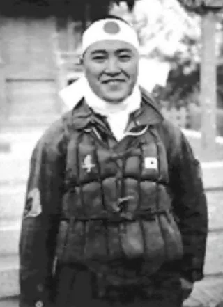 Kamikazepiloot Kiyoshi Ogawa. Boorde zich op 11 mei 1945 in de  USS Bunker Hill (Publiek Domein - wiki)