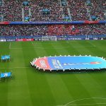 WK Voetbal voor vrouwen - Stadion in Rennes voorafgaand aan de wedstrijd Nederland - Japan (CC BY-SA 4.0 - Pymouss - wiki)