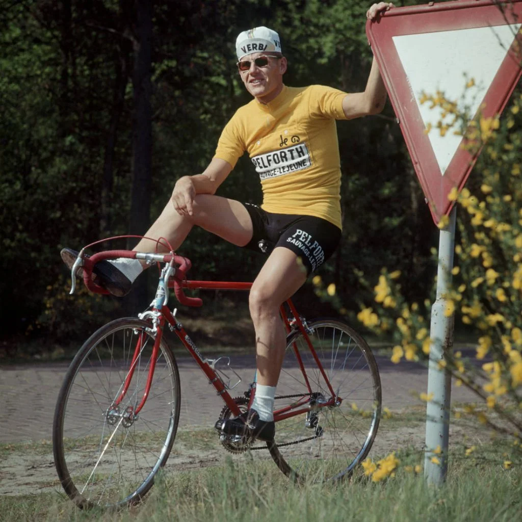 Jan Janssen in zijn gele trui - Louis van Paridon (Beeld: Hollandse helden in de jaren 60)