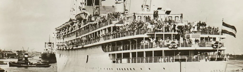 Terugkeer ms Oranje na de Tweede Wereldoorlog