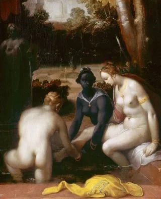 Cornelis van Haarlem: Batseba in bad (Publiek Domein - wiki)