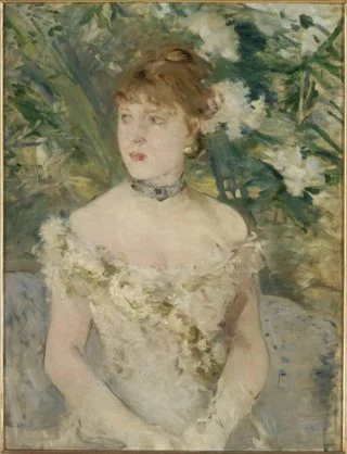 Jeune femme en toilette de bal - Berthe Morisot, 1879 (© Musée d’Orsay, Dist. RMN-Grand Palais / Patrice Schmidt)