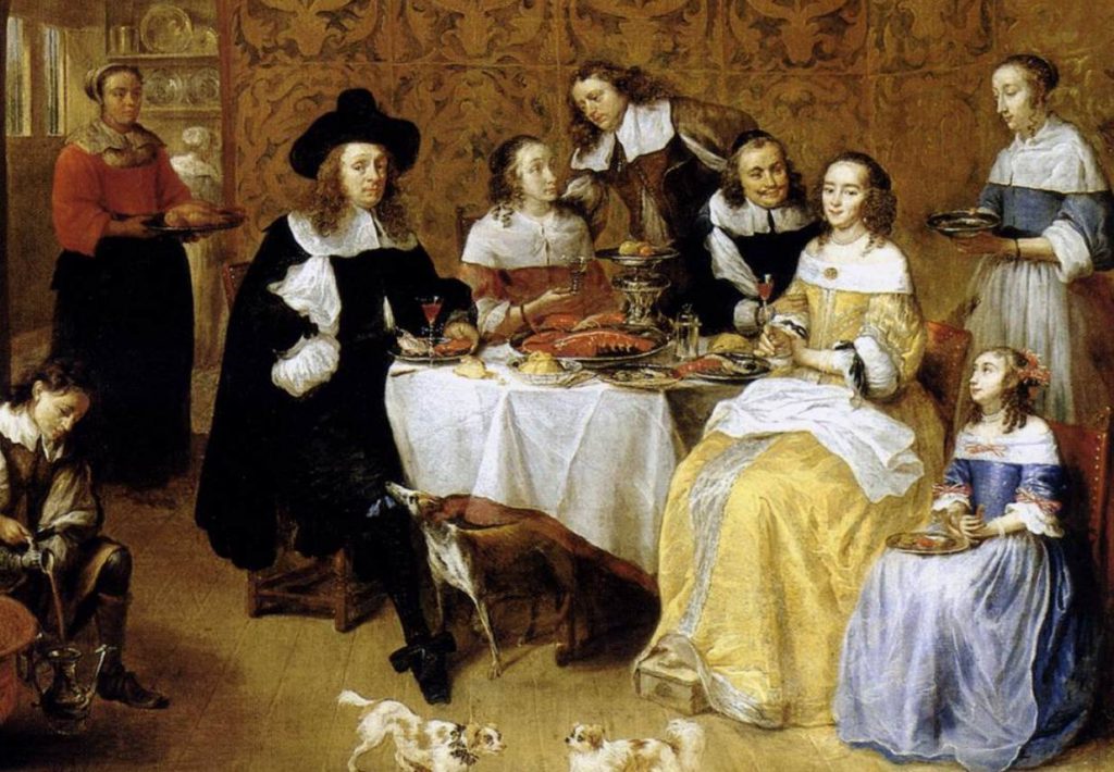 Zeventiende-eeuws familieportret - Gillis van Tilborgh