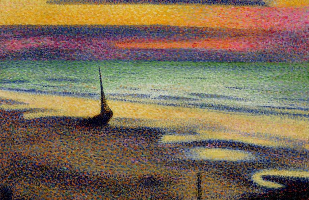Heist-aan-Zee - Detail van een schilderij van Georges Lemmen (Publiek Domein - wiki)