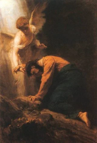 Jezus in gebed - Gyula Benczúr, 1919 (Publiek Domein - wiki)