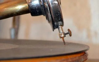 Oude grammofoonplaat