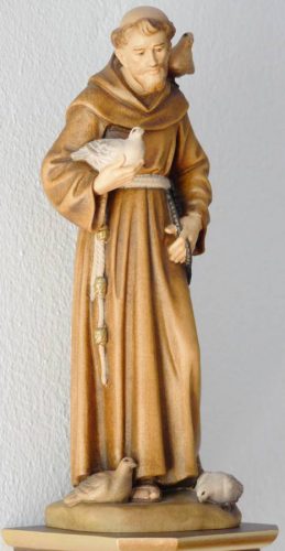 Beeld van Franciscus van Assisi (CC0 - wiki)
