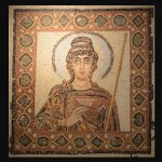 De “Dame de Carthage”: zomaar een mooi mozaïek uit laatantiek Karthago (Musée de Carthage)
