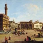 Zicht op Florence - Giuseppe Zocchi, eerste helft 18e eeuw