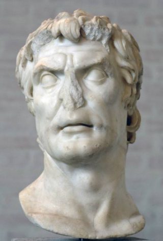Marmeren buste van Sulla: kopie uit de augusteïsche periode van een origineel uit de 2e eeuw v.Chr.