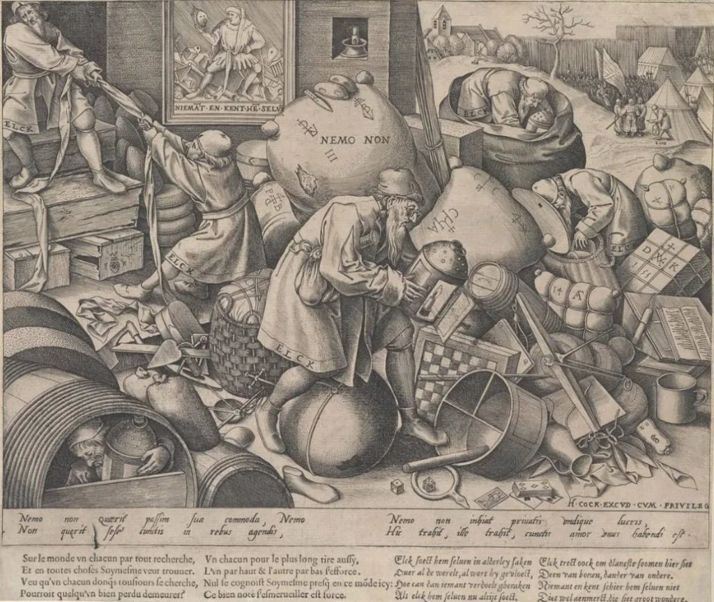 Pieter van der Heyden naar Pieter Bruegel - Elck (