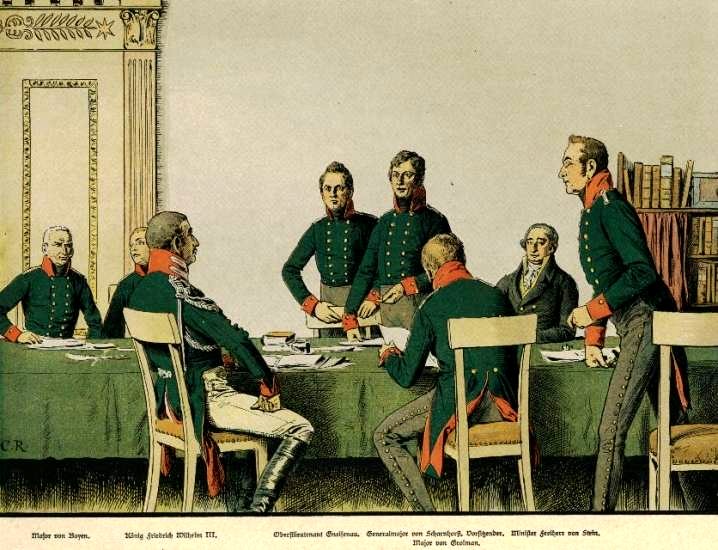 De reorganisatie van het Pruisische leger. Königsberg 1807