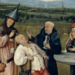 Jheronimus Bosch. De keisnijding, verbeelding van een schedeltrepanatie (c.1488-1516)