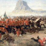 Boerenoorlogen - Slag bij Isandlwana - Schilderij van Charles Edwin Fripp