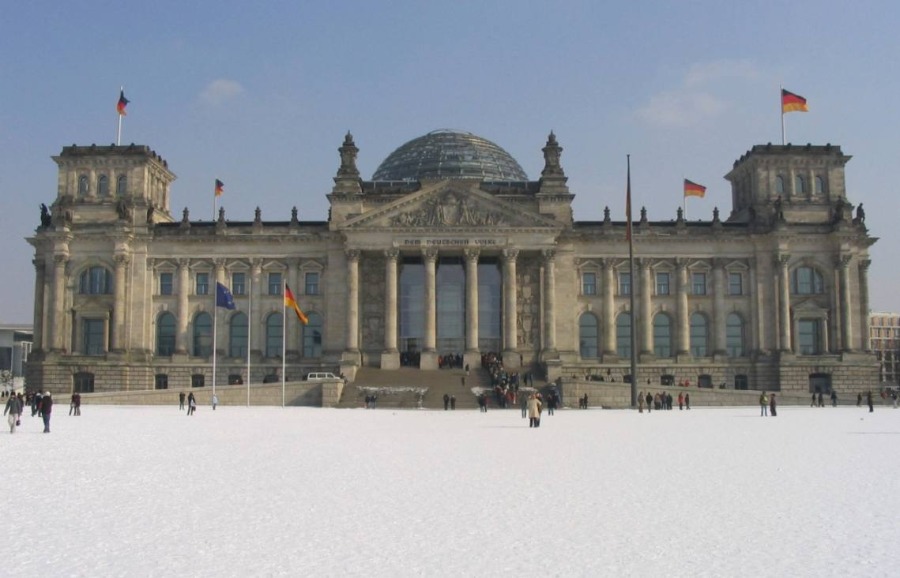 Rijksdaggebouw in Berlijn