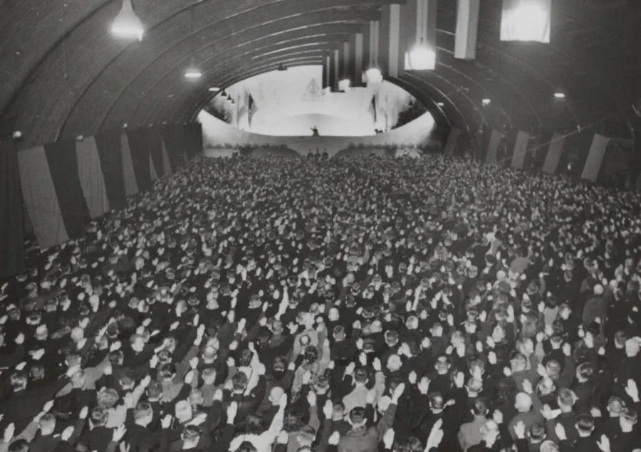 NSB-bijeenkomst in Utrecht,  1941