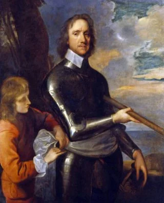 Oliver Cromwell als veldheer, 1649 - Schilderij van Robert Walker