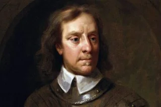 Oliver Cromwell - Portret door Samuel Cooper