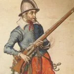 Musketier met een musket - Jacob van Gheyn, 1608