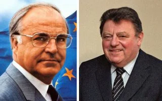 Helmut Kohl en Franz Josef Strauß