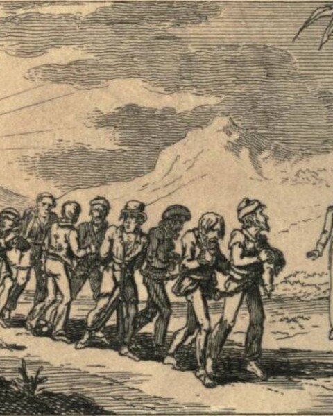 Christenslaven in Algiers - Walker Croker, 1815
