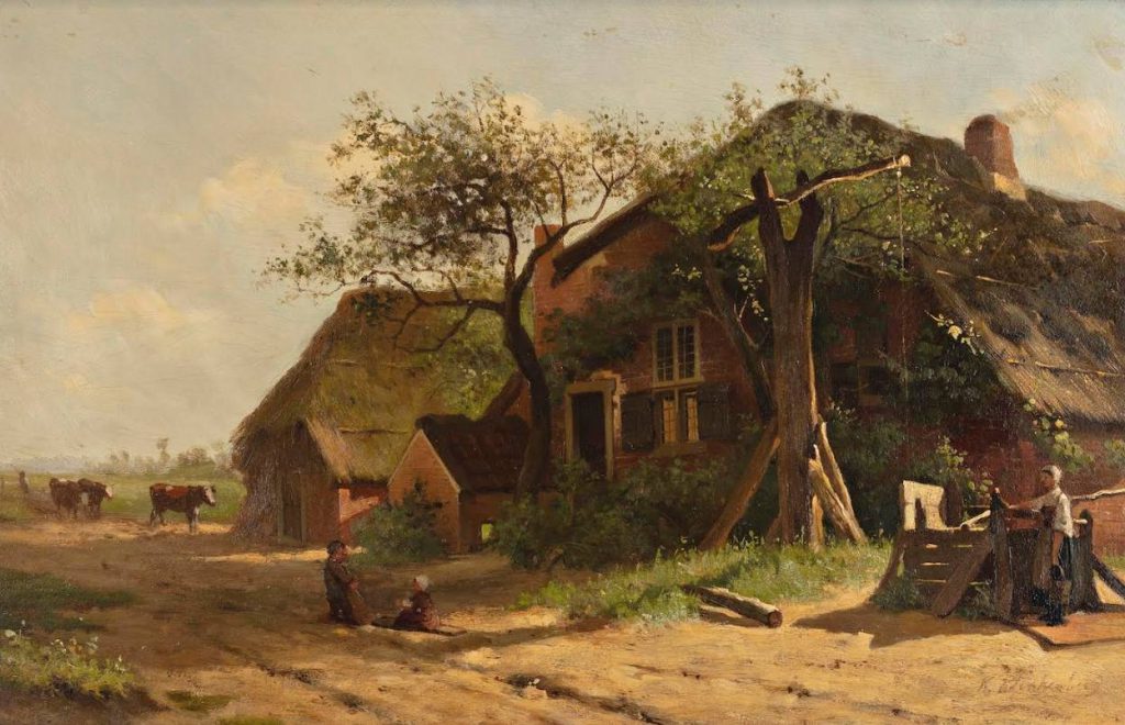 Landschap met boerderij te Dongen - Karel Klinkenberg (Stedelijk Museum Breda)