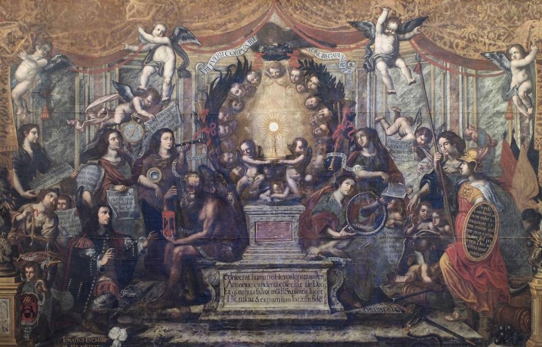 Contrareformatie - Trimof van de eucharistie - Felipe Gil de Mena (1603-1673)