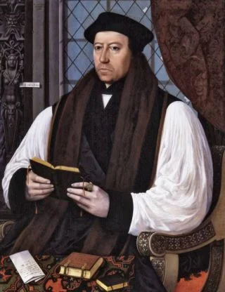 Portret van Thomas Cranmar door Gerlach Flicke, 1545