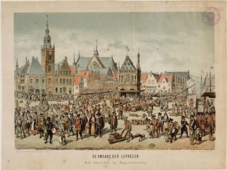 De omgang der leprozen door Amsterdam op Koppermaandag