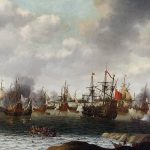 Nederlandse vloot tijdens de Tocht naar Chatham - Pieter Cornelisz van Soest