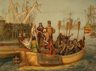 Vroegmoderne tijd - Vertrek van Columbus naar de Nieuwe Wereld, 3 augustus 1492