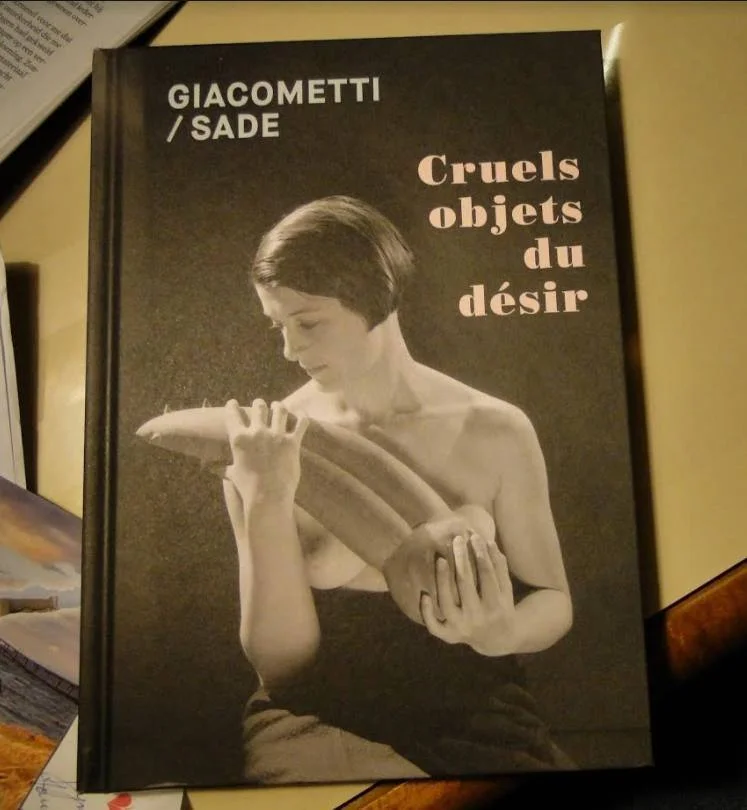 Boek bij de tentoonstelling Giacometti/Sade 