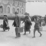 Ellis Island - Aankomst van Europese immigranten, 1915