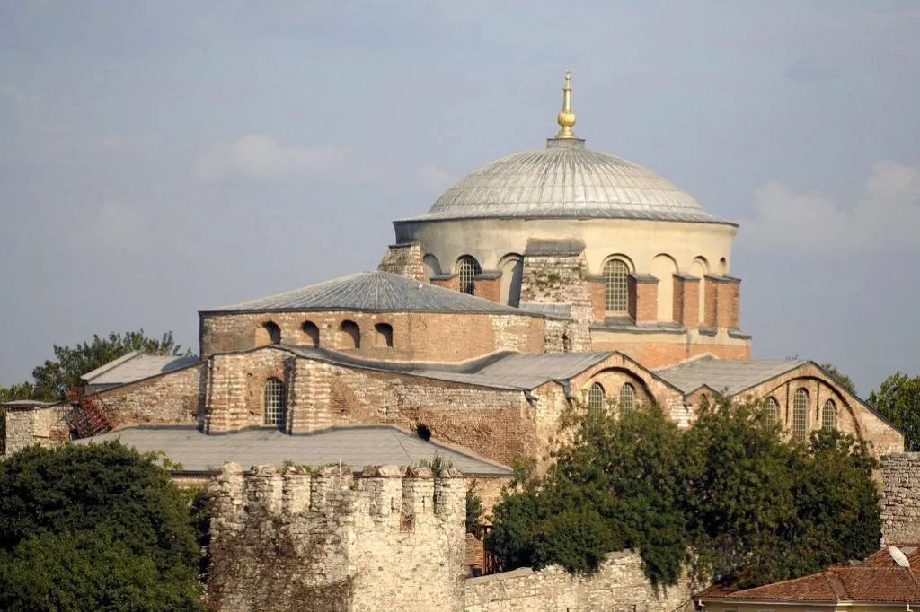 Hagia Irene-kerk in het huidige Istanboel. In de vierde eeuw gebouwd in opdracht van Constantijn de Grote